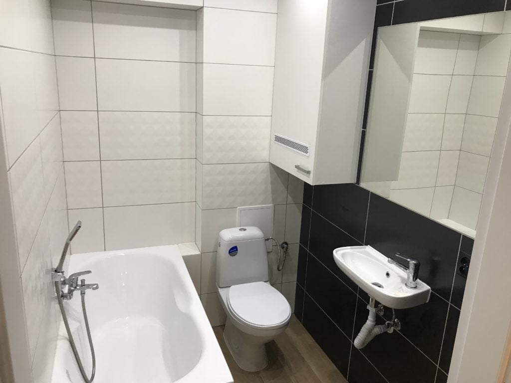 łazienka, nowe oblicze mieszkania, kawalerka